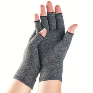 Bezprstové rukavice Simple-Sivá/L KP30556