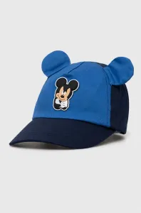 Detská bavlnená čiapka zippy x Disney tmavomodrá farba, s nášivkou