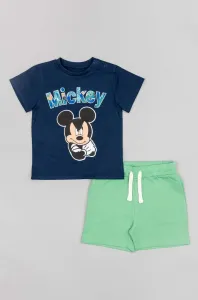 Detská bavlnená súprava zippy x Disney tmavomodrá farba