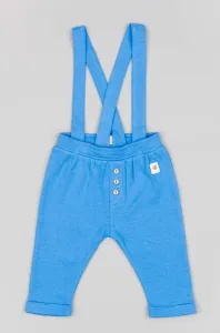 Detské bavlnené nohavice zippy jednofarebné #8213700