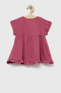 Detské bavlnené tričko zippy fialová farba #9110462