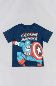 Detské bavlnené tričko zippy x Marvel tmavomodrá farba, s potlačou #8834990