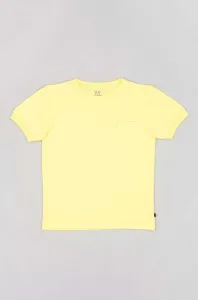 Detské tričko zippy žltá farba, s potlačou