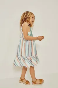 Dievčenské bavlnené šaty zippy mini, áčkový strih #8197791