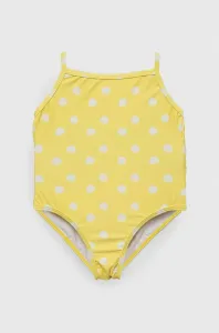 Jednodielne detské plavky zippy žltá farba #8479067