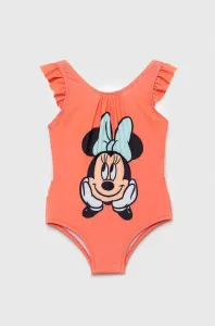 Jednodielne plavky pre bábätká zippy oranžová farba