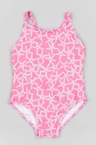 Jednodielne plavky pre bábätká zippy ružová farba #8479072
