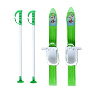 Master Baby Ski 60 cm, detské plastové lyže zelené