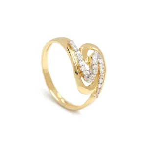Zlatý dámsky prsteň ELMA #1943859