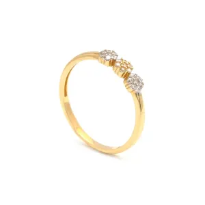 Zlatý dámsky prsteň POLYMNIA #1944156