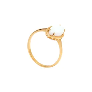 Zlatý prsteň FAYRE s opálom #7178817