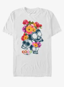 Biele unisex tričko ZOOT.Fan Calaveras Pixar #7757761