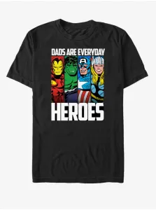 Černé unisex tričko ZOOT.Fan Marvel Everyday Hero Dad