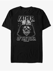 Černé unisex tričko ZOOT.Fan Darth Vader Father Of The Year #596514