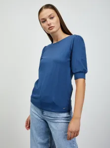 Modré dámske basic tričko ZOOT.lab Shia #601948