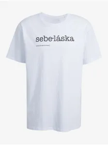 Biele unisex tričko ZOOT Original Sebe:láska #1051655