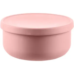 Zopa Silicone Bowl with Lid silikónová miska s viečkom Old Pink 1 ks