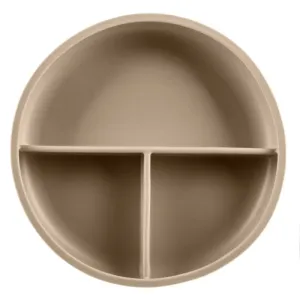 Zopa Silicone Divided Plate delený tanier s prísavkou Sand Beige 1 ks