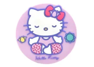 Vreckové zrkadlo s mačkou Hello Kitty - 2 motívy Farba: Fialová #9274087