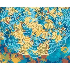 Mandala plná farieb, 80 × 100 cm, bez rámu a bez napnutia plátna