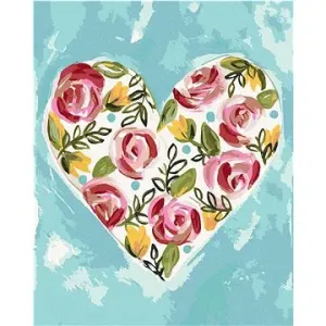 Valentínske srdce II (Haley Bush), 40 × 50 cm, bez rámu a bez napnutia plátna