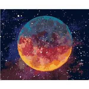Fantasy mesiac, 40 × 50 cm, bez rámu a bez napnutia plátna