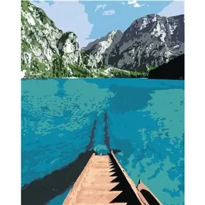 Maľovanie podľa čísel - Schody do jazera