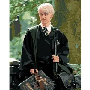 Draco s obludáriom (Harry Potter), 40×50 cm, vypnuté plátno na rám