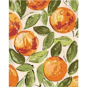 Zátišie pomaranče (Haley Bush), 80 × 100 cm, plátno napnuté na rám