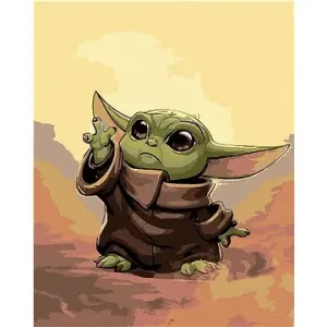 Maľovanie podľa čísel – Baby Yoda