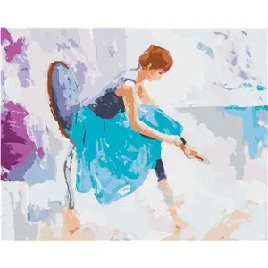 Dievča baletkou, 80 × 100 cm, bez rámu a bez napnutia plátna