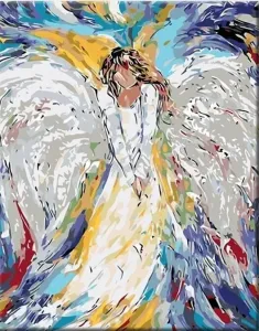 Zuty Maľovanie podľa čísiel Anjelská žena
