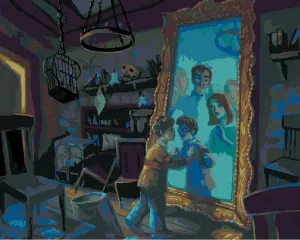 Zuty Maľovanie podľa čísiel Harry Potter a zrkadlo z Erisedu
