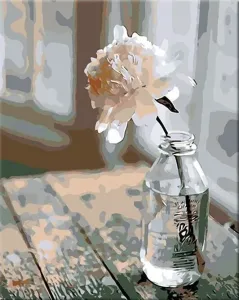 Zuty Maľovanie podľa čísiel Kvetina vo fľaši