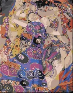 Zuty Maľovanie podľa čísiel Panna (Gustav Klimt) #329332