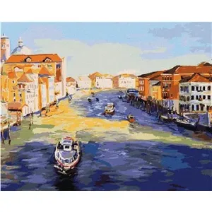 Kanál v Benátkach, 40 × 50 cm, bez rámu a bez napnutia plátna