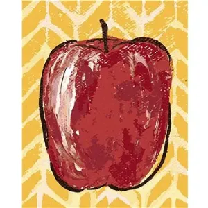 Zátišie jablko II (Haley Bush), 80 × 100 cm, plátno napnuté na rám