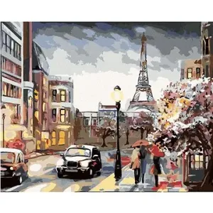 Maľovanie podľa čísel – Paríž a ľudia na ulici