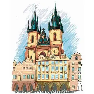 Maľovanie podľa čísel – Týnsky chrám Praha