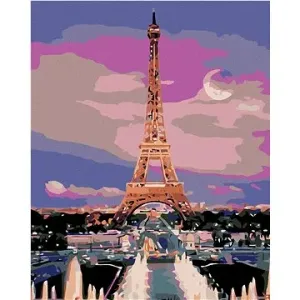 Maľovanie podľa čísel – Eiffelovka so splnom