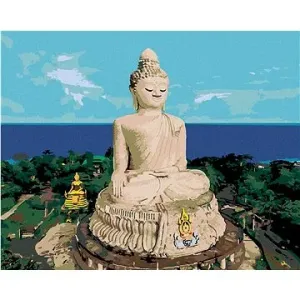 Maľovanie podľa čísel - Budha a oceán