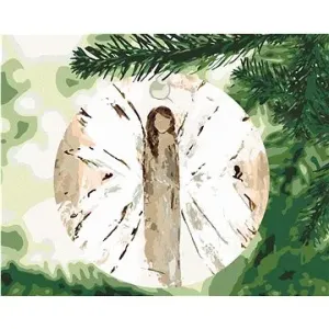 Anjel na stromčeku 2 (Haley Bush), 40 × 50 cm, bez rámu a bez vypnutia plátna