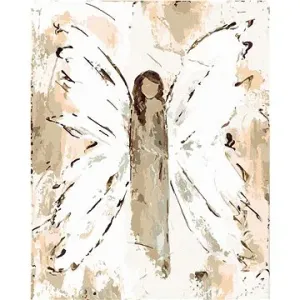 Anjel s hnedými vlasmi (Haley Bush), 40 × 50 cm, bez rámu a bez vypnutia plátna