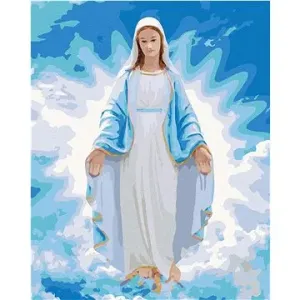 Panna Mária, 40×50 cm, vypnuté plátno na rám