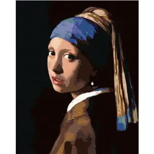 Maľovanie podľa čísel – Dievča s perlou (J. Vermeer)