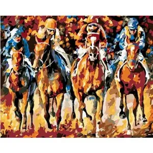 Maľovanie podľa čísel – Konské preteky