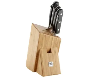 Zwilling Pro bambusový blok s nožmi - 5 ks 1002892