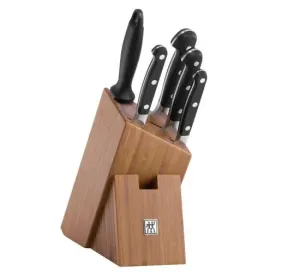 Zwilling Pro blok s nožmi 6 ks 22,5 × 11,5 × 33,5 cm bambus