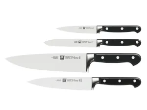 Zwilling Professional“S“ set nožů - 4 ks (kuchařský, plátkovací, univerzální, špikovací) 1002343